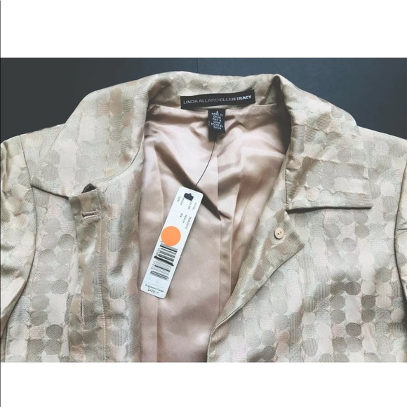 NEW $428 Linda Allard Ellen Tracy Sz 2 Blazer - Picture 5 of 8